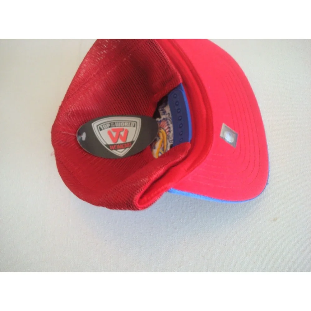 KANSAS JAYHAWKS RHINESTONES SCRIPT‎ 90S SNAPBACK GOLF HAT CAP VINTAGE EE3